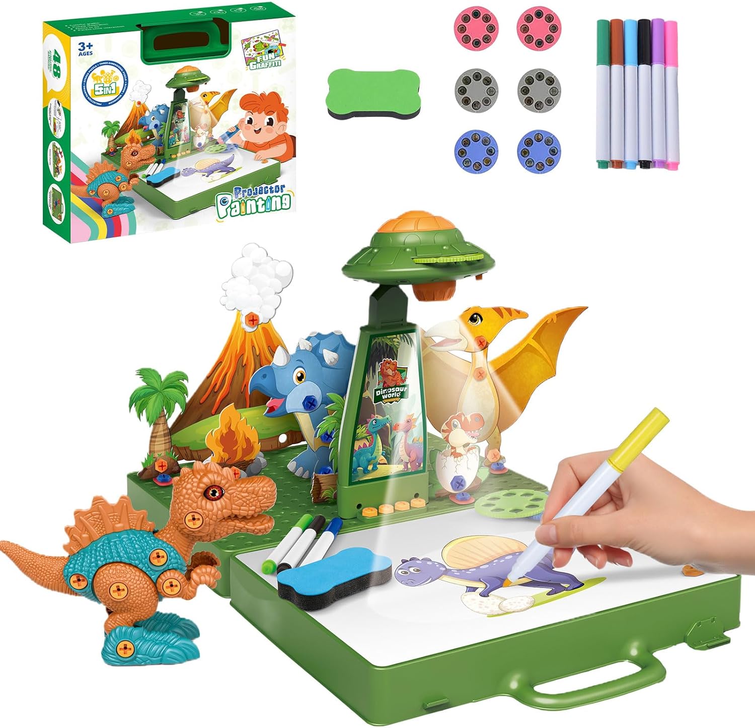 ASTRAEA Drawing Projector: 2-in-1 Sketch & 3D Puzzles