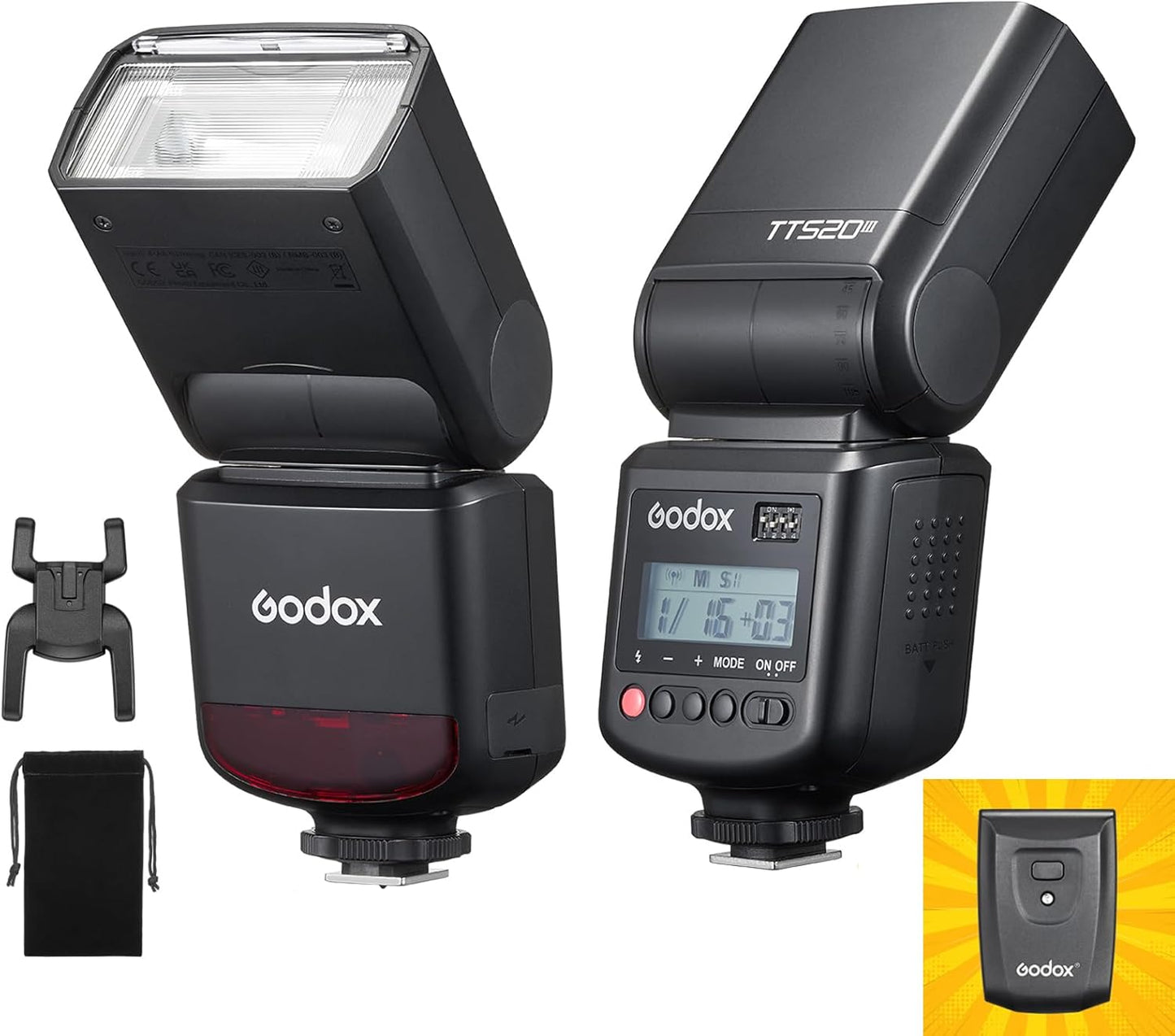GODOX TT520 III Camera Flash Speedlite with Built-in Receiver