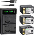 Kastar 3-Pack BN-VF823 Battery and LTD2 USB Charger Replacement - Dual