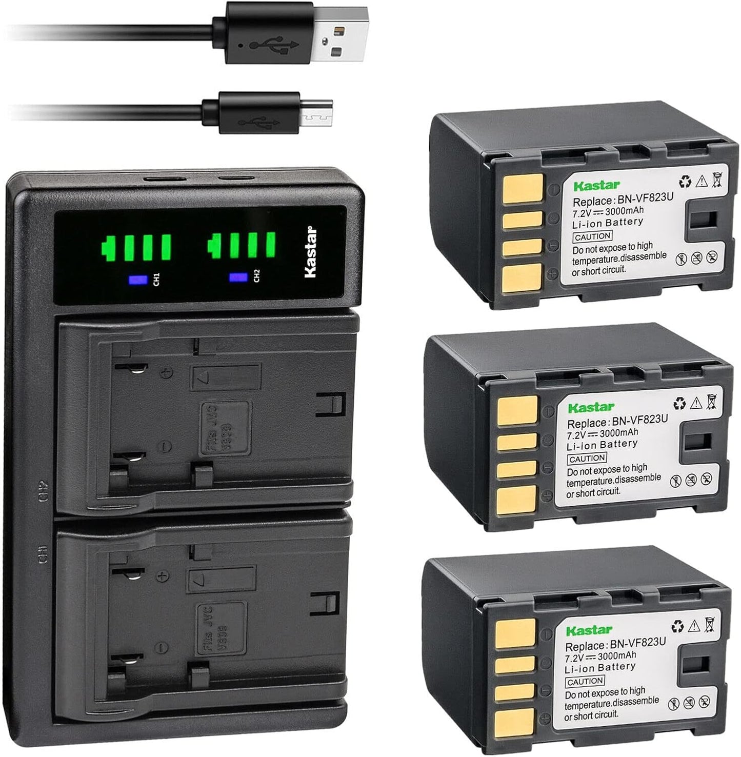 Kastar 3-Pack BN-VF823 Battery and LTD2 USB Charger Review