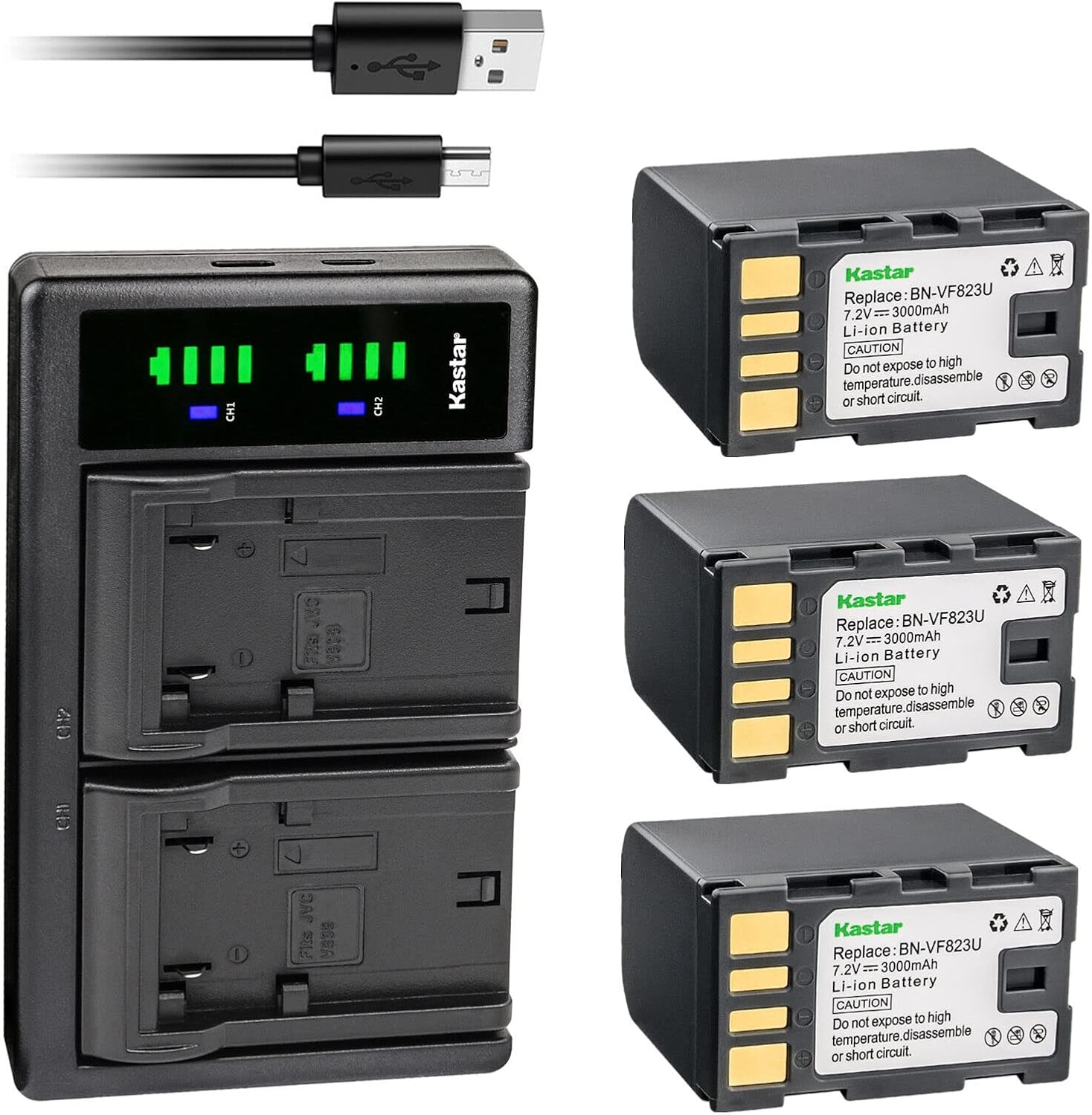 Kastar 3-Pack BN-VF823 Battery and LTD2 USB Charger Review