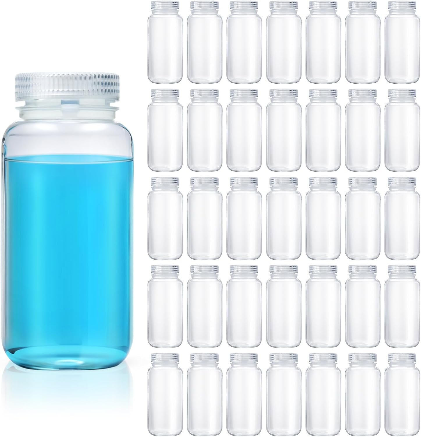 Tatuo 36 Pcs 33 oz Pill Bottle Sample Containers for Storage