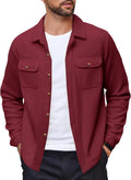 Men's Polar Fleece Shacket for Cold Days - Cozy Insulated Jacket