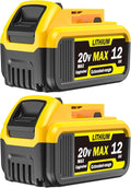 PoWrenxity 2 Packs 12000 mAh 20V MAX Lithium-Ion Battery