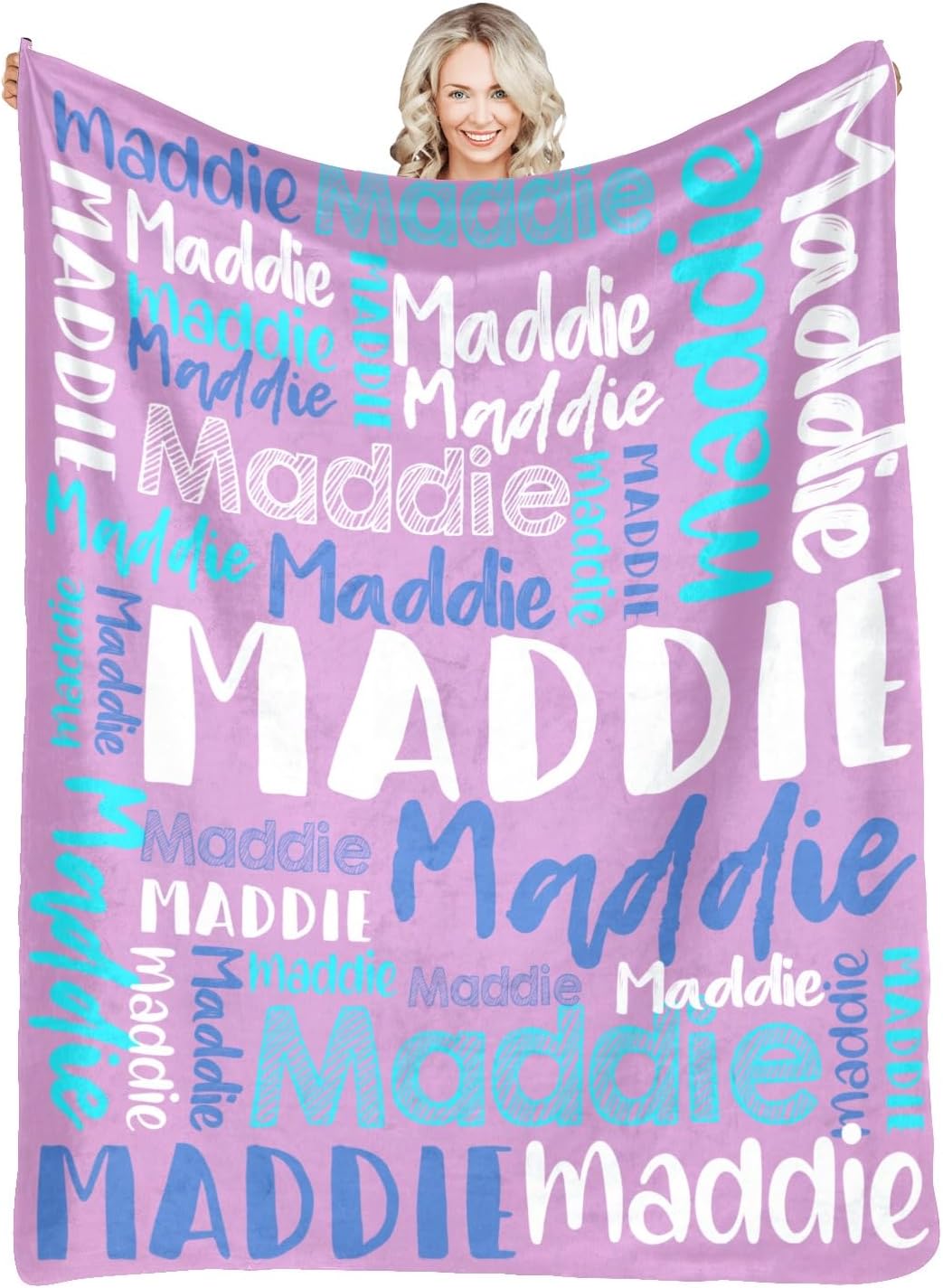 Personalized Blankets with Name for Kids and Adults Gifts