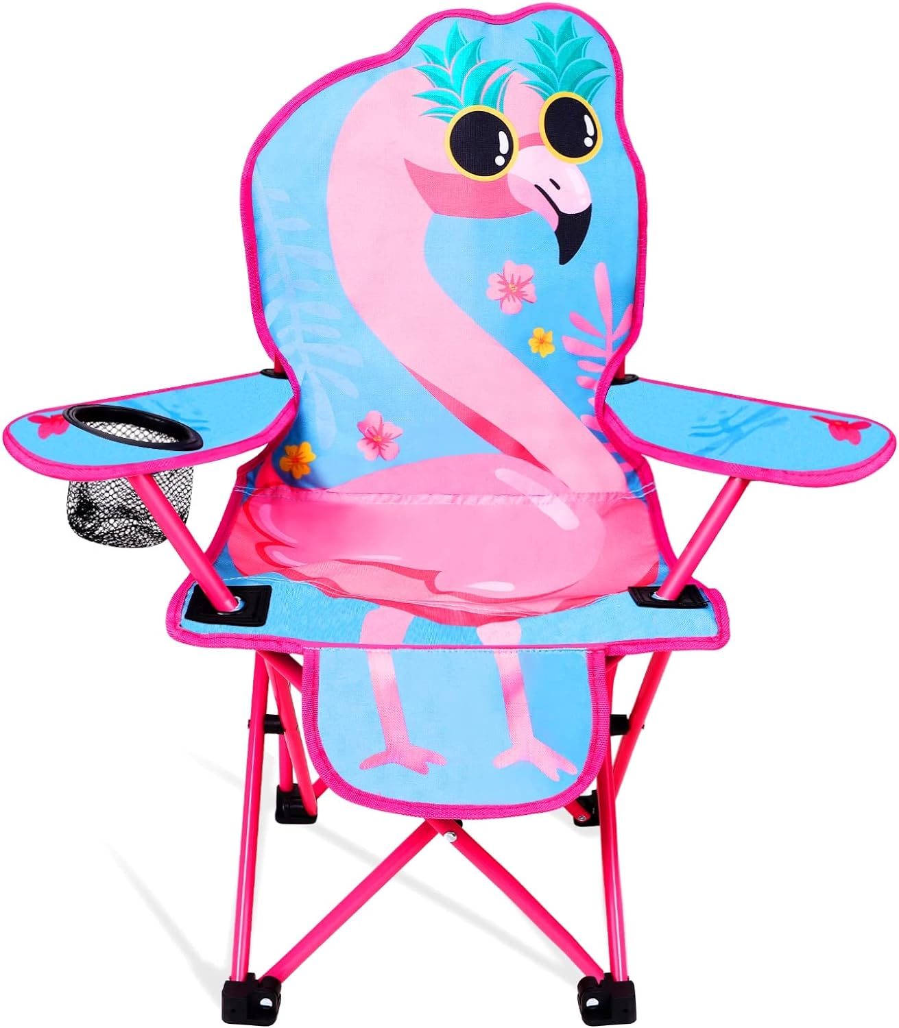 KABOER Kids Outdoor Folding Lawn and Camping Chair with Cup Holder