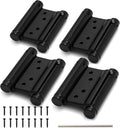 KOLET Double Action Door Hinges 3 in Saloon Hinges - Matte Black