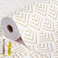 Gold Arrow Shelf Liner for Kitchen Cabinets Non Adhesive - Thick