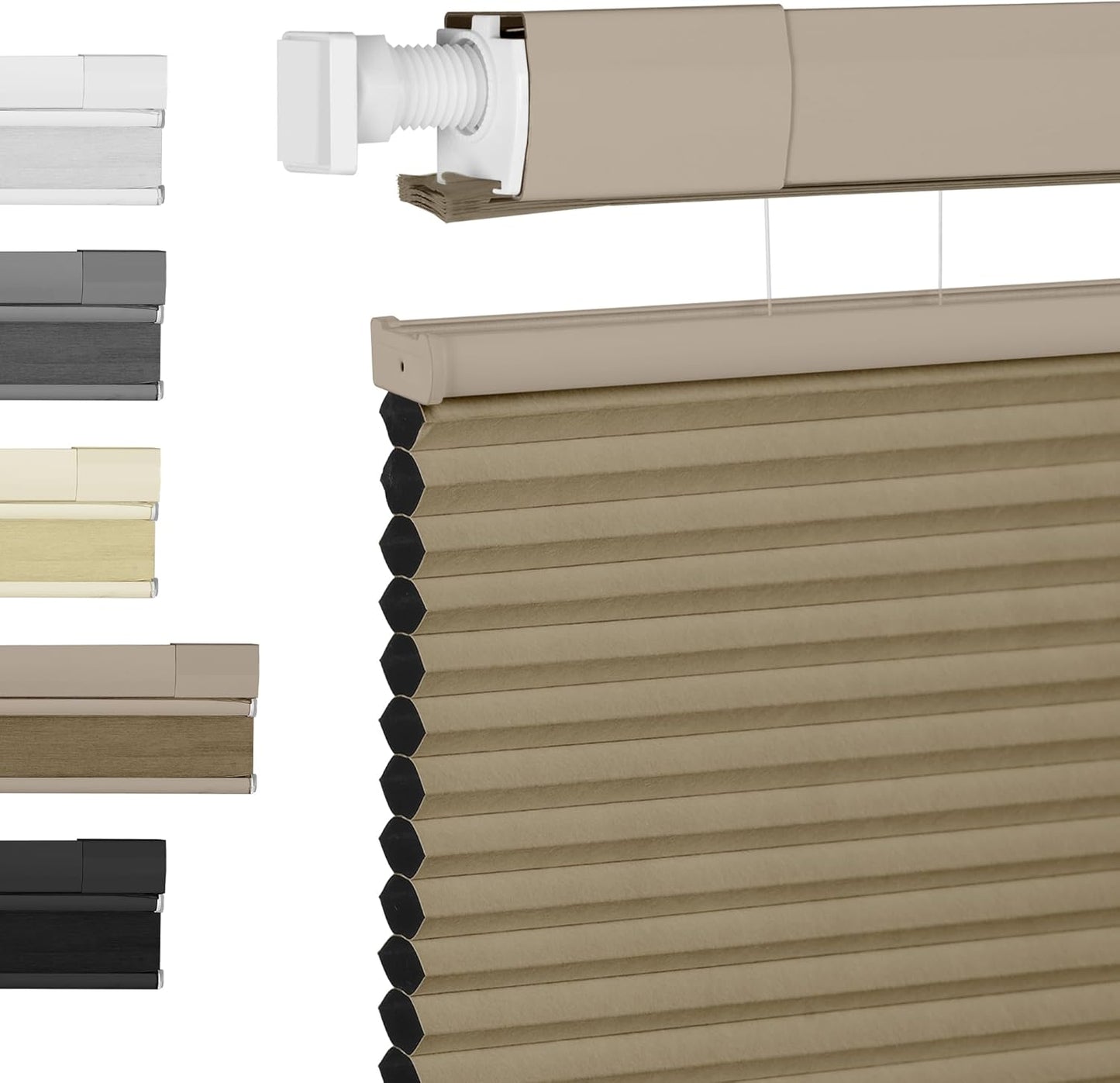 Top Down Bottom Up Cordless Cellular Shades for Indoor Windows