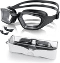 Greatever Sleek Swimming Goggles - HD Wide View & UV400 Protection