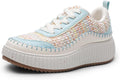 Chunky City Tweed Comfortable Casual Platform Fashion Sneaker