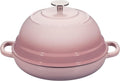 6 Quart Pink Enameled Cast Iron Dutch Oven - Bread Baking