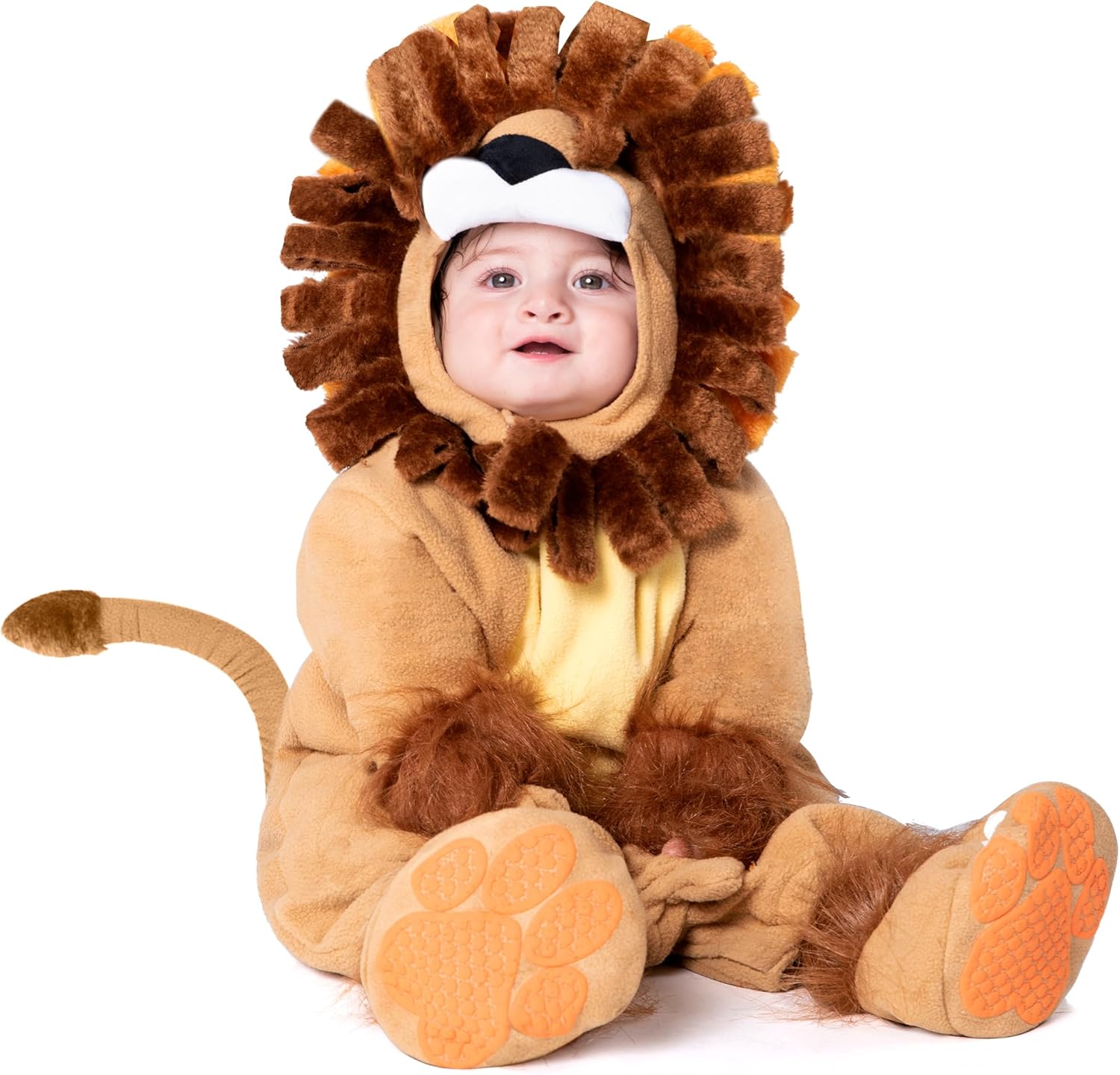 Adorable Baby Lion Costume for Halloween Dress Up Parties