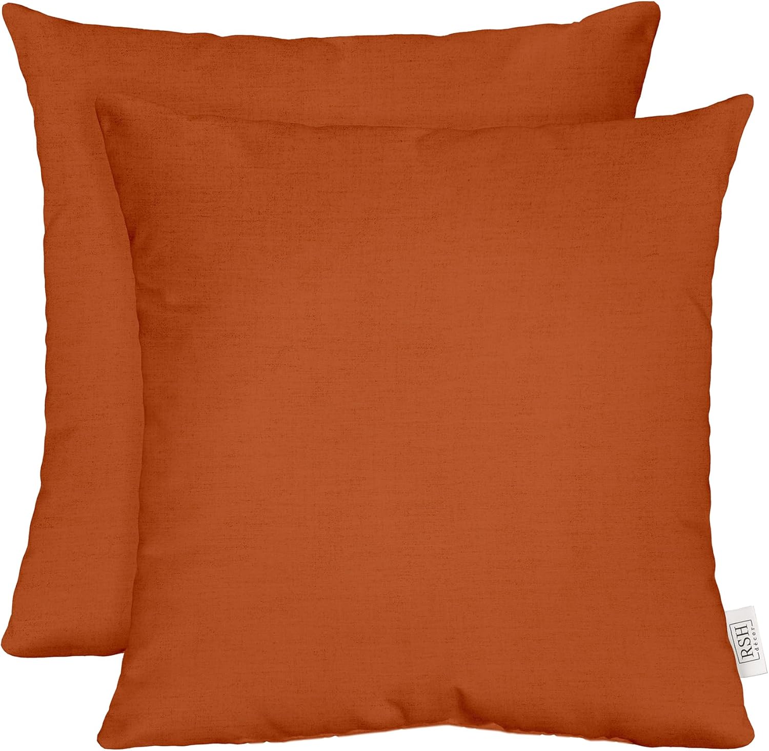 Sunbrella Square Throw Pillows Set of 2 - 17in x 17in Size
