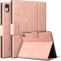 Antbox Case for iPad 11th/10th Gen with Pencil Holder in Peach Pink