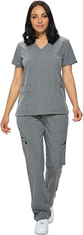 Monarch Uniforms Scrub Sets Regular and Petite Stretchy Scrubs