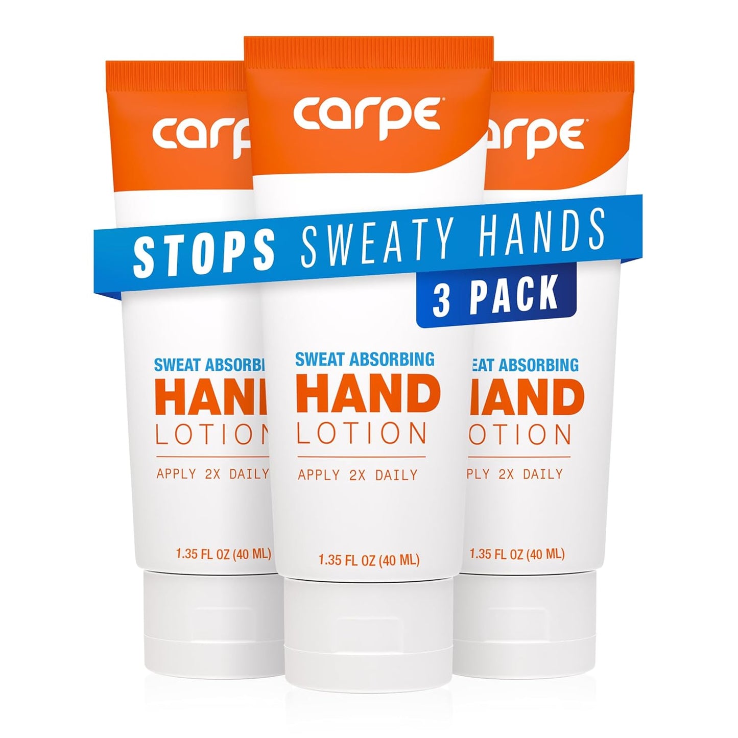 Carpe Sweat Absorbing Hand Lotion for Excessive Hand Sweat