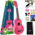 Soprano Ukulele for Kids 21 in Ukelele with Bag Strap Picks Songbook