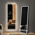 68x24 Frameless Full Length Mirror - Dimmable 3 Color LED