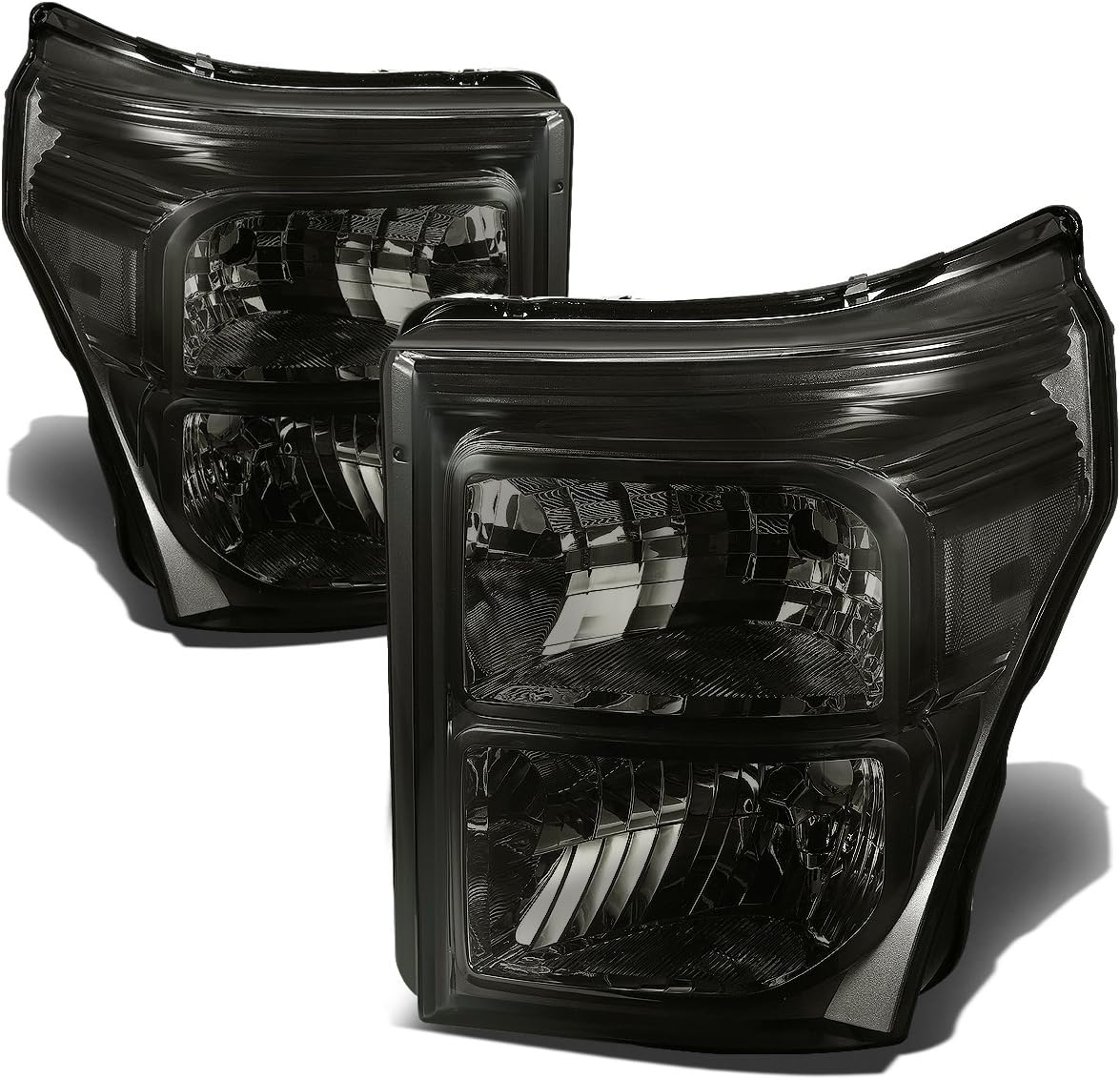 Auto Dynasty Halogen Headlights Assembly for Ford Super Duty