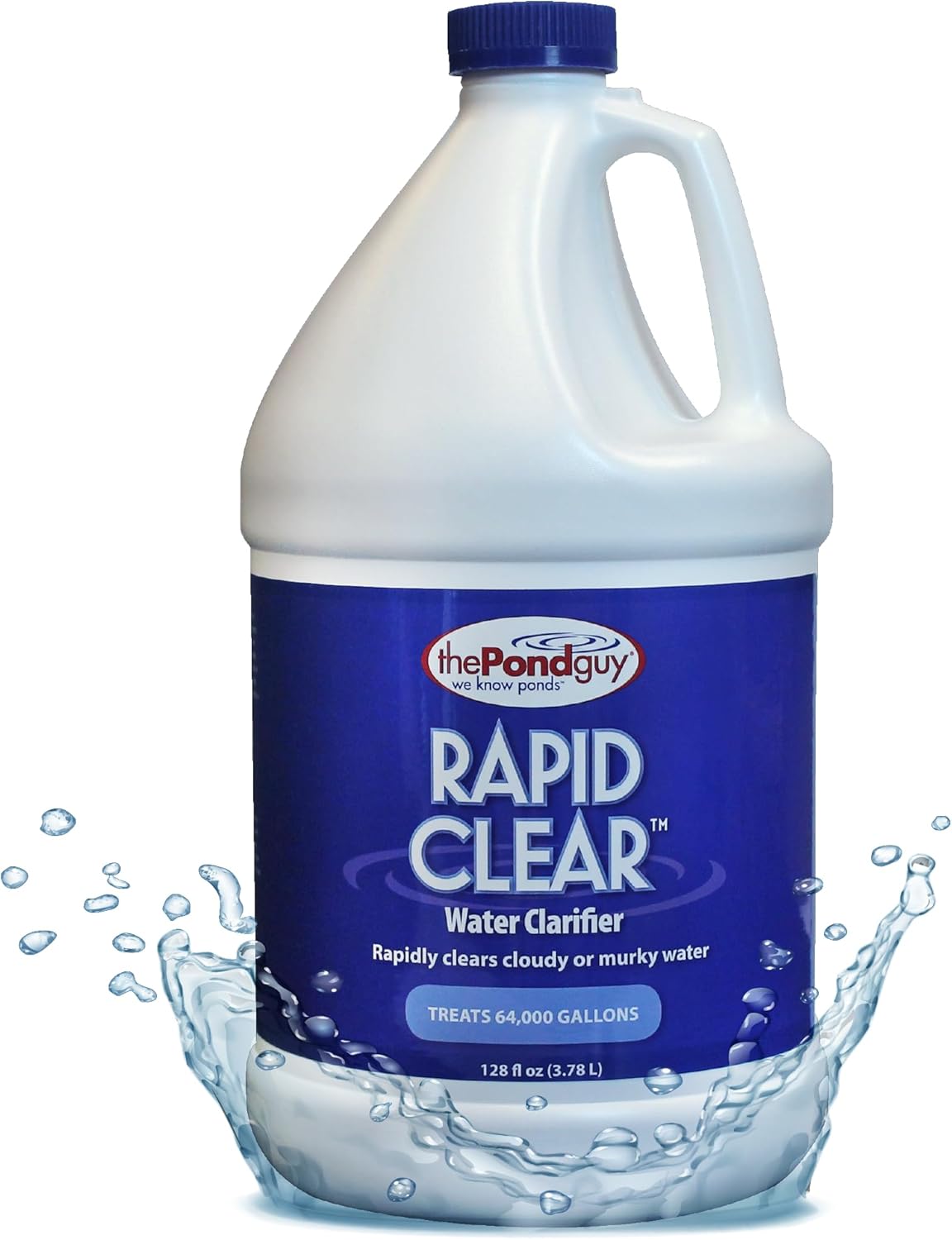 RapidClear Flocculant for Koi Ponds & Water Gardens - 1 Gallon