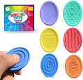 Calm Hands, Clear Minds: 6Pcs Textured Sensory Stones by Cimodore