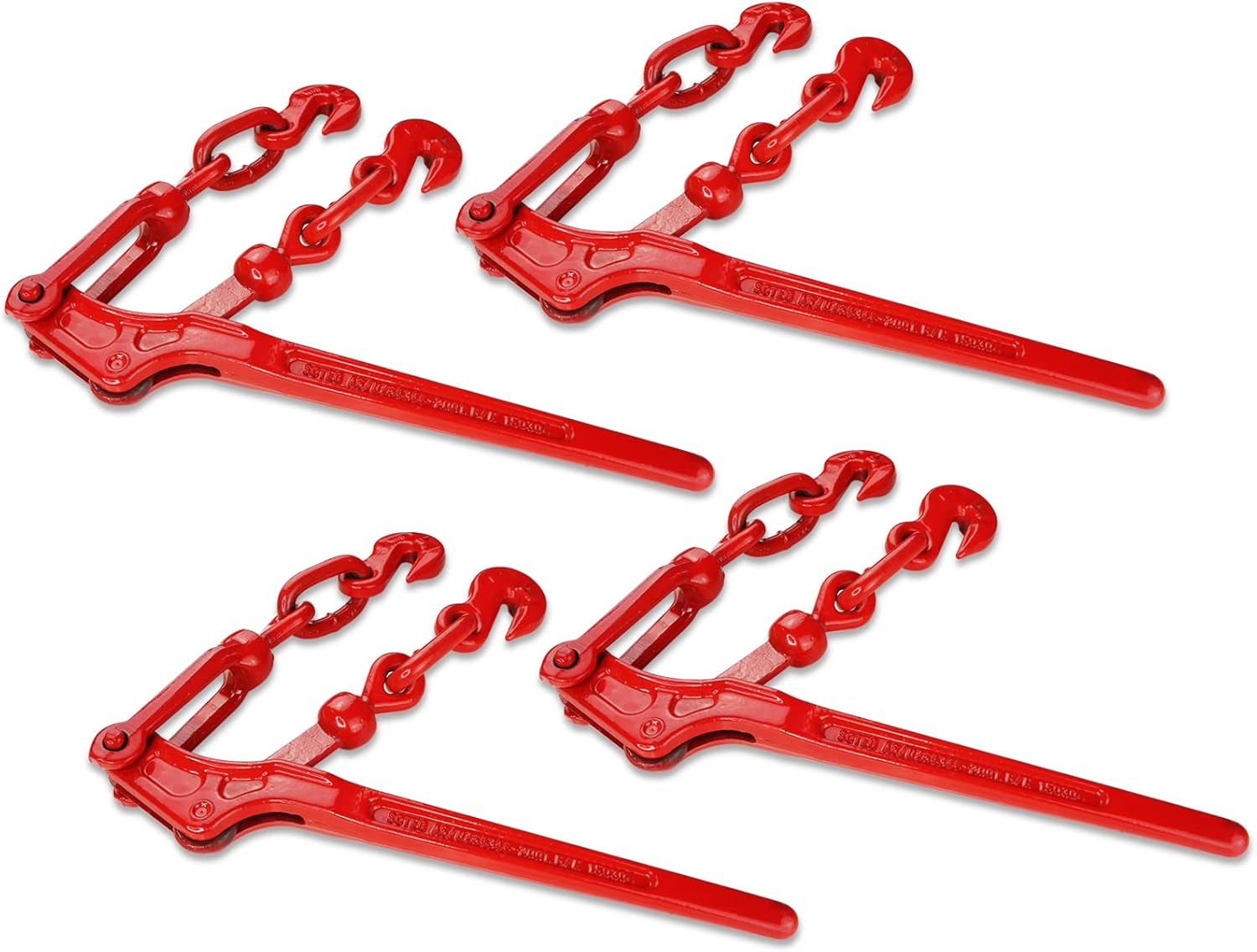 ENJ 4 Pack Lever Load Binder with 5,400 Pound Capacity