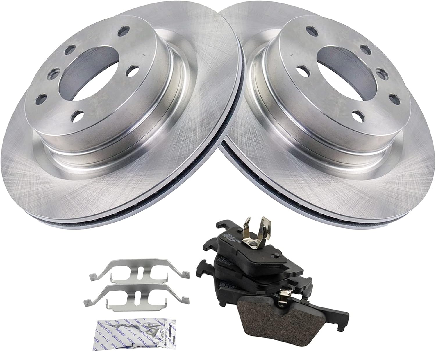 TRQ Rear Brake Pad & Rotor Kit for BMW 228i and 320i Models