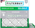 30x30x1 Air Filter MERV 8 Essential Dust & Allergy Defense - 2-Pack