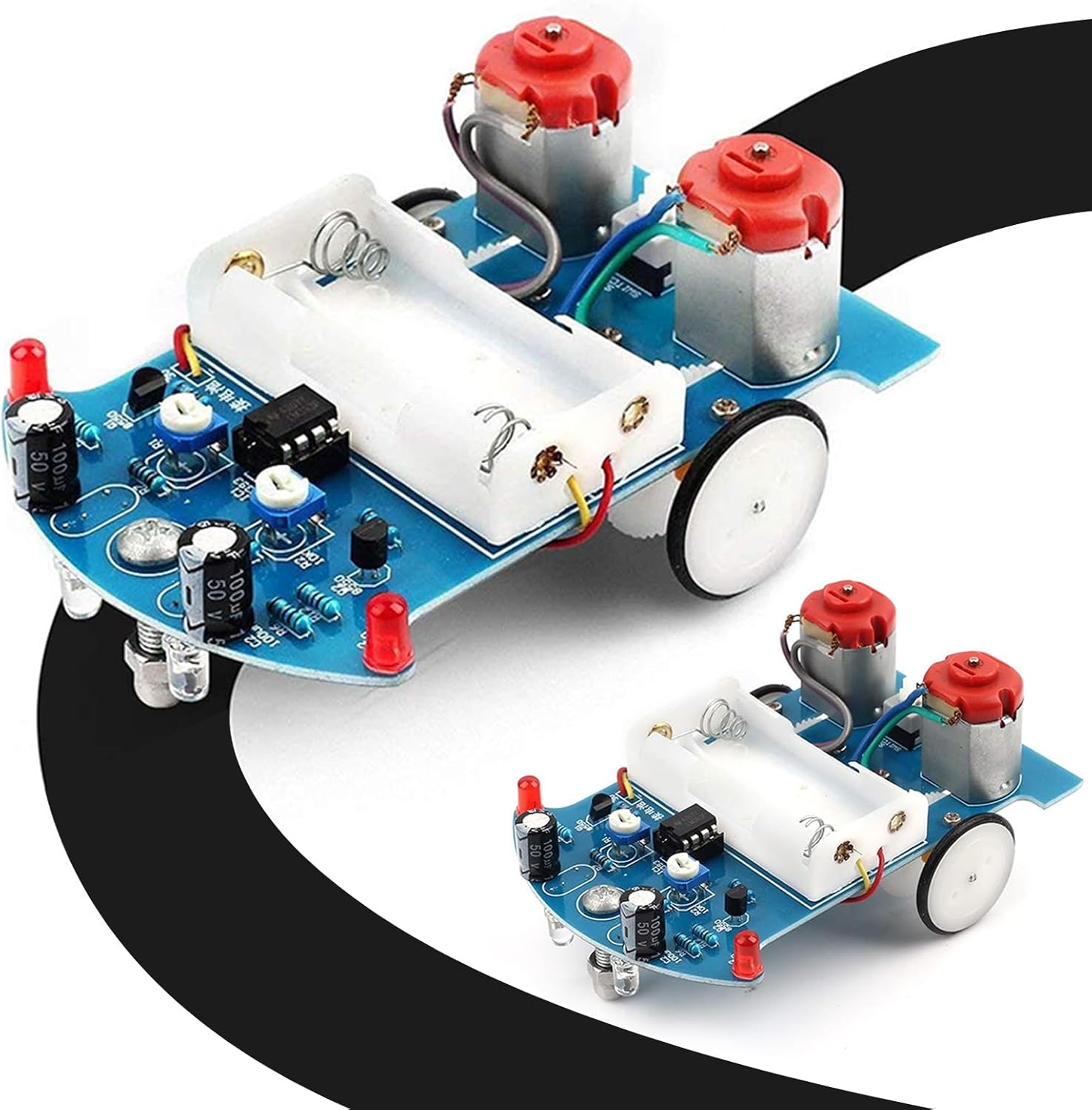 STEM Robot Car Soldering Kit - Educational DIY Fun!