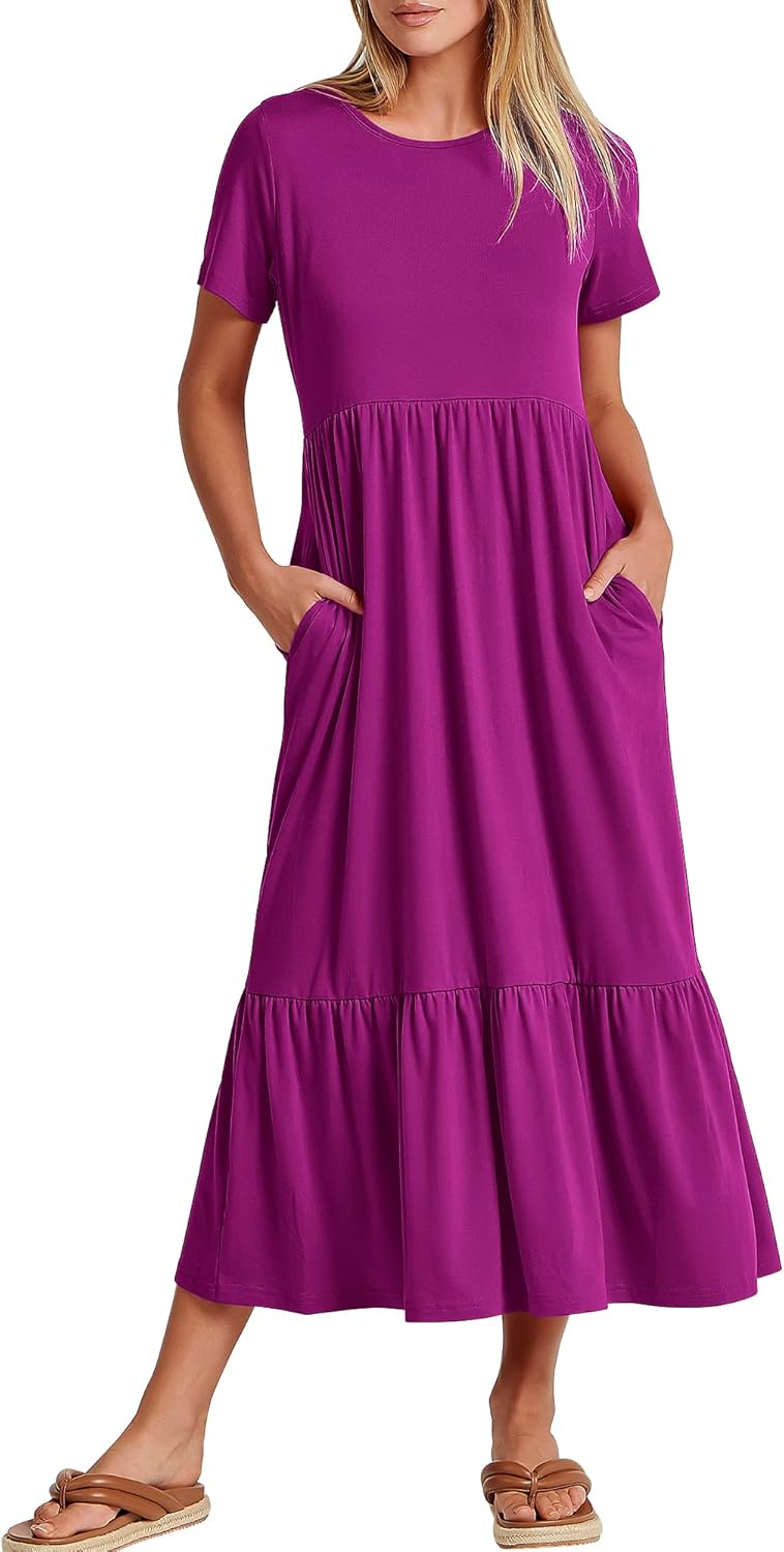 ANRABESS Womens Summer Casual Maxi Dress for Every Occasion