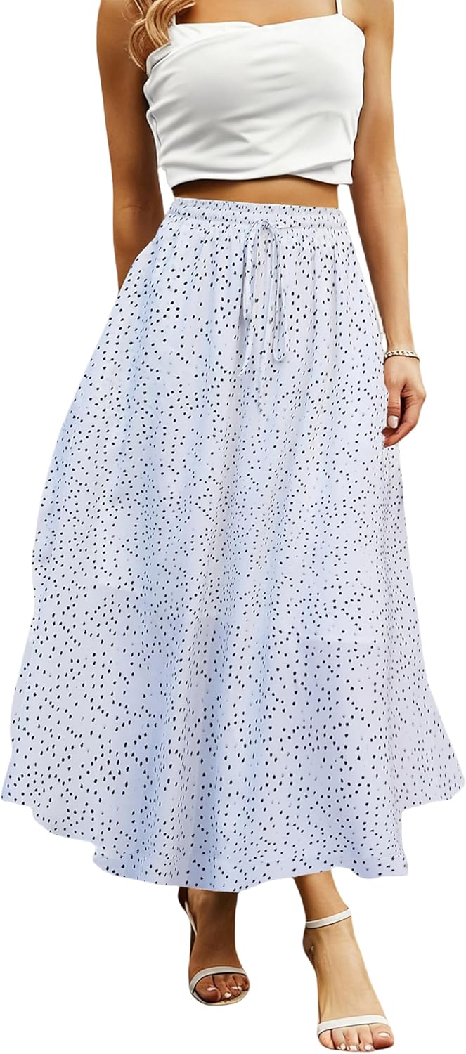 Maxi Skirts for Women with Pockets for Casual Beach Parties
