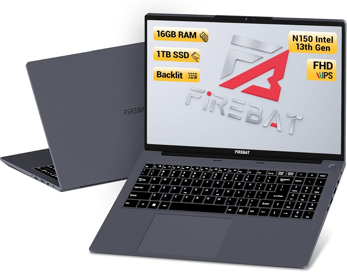 Laptop Computer 15.6in with Backlit Keyboard and 1TB SSD