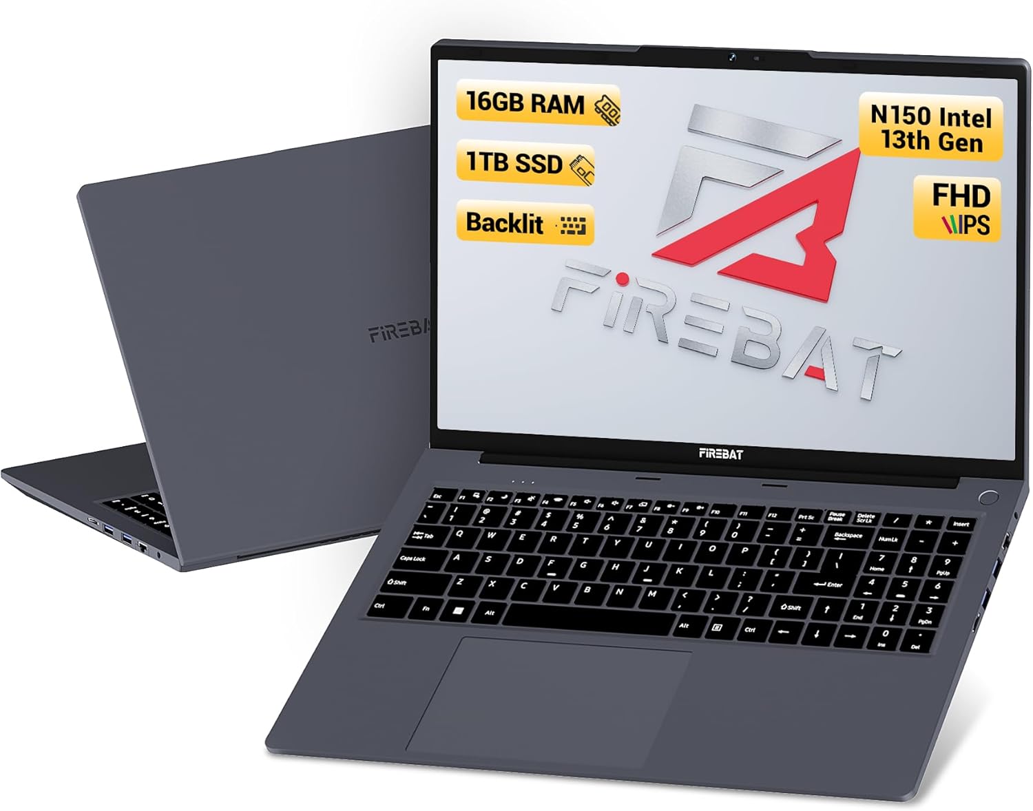 Laptop Computer 15.6in with Backlit Keyboard and 1TB SSD