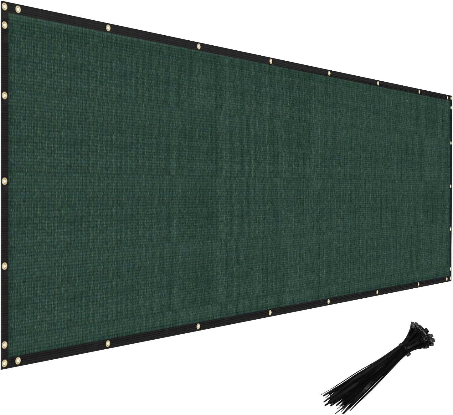 6ftx25ft Green Privacy Fence Screen for Backyard and Garden Use