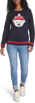 Tommy Hilfiger Womens Pullover Crewneck Everyday Sweater (Style 9V1C)