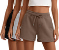 3 Pack Womens Sweat Shorts High Waist Drawstring - Comfortable Summer
