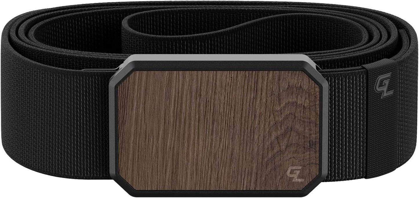Groove Belt Men's Stretch Nylon Belt with Magnetic Buckle