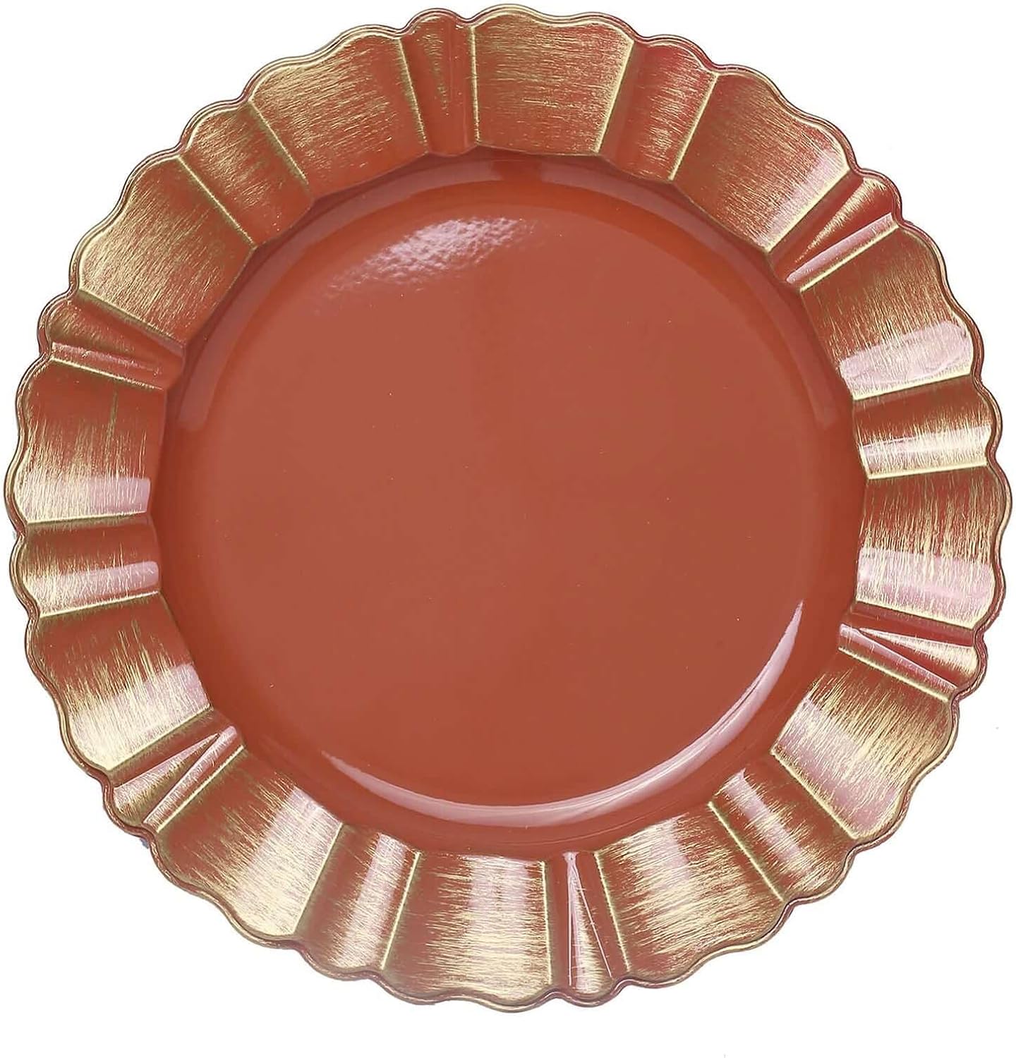Acrylic Plastic Charger Plates 12-Pack for Elegant Table Settings