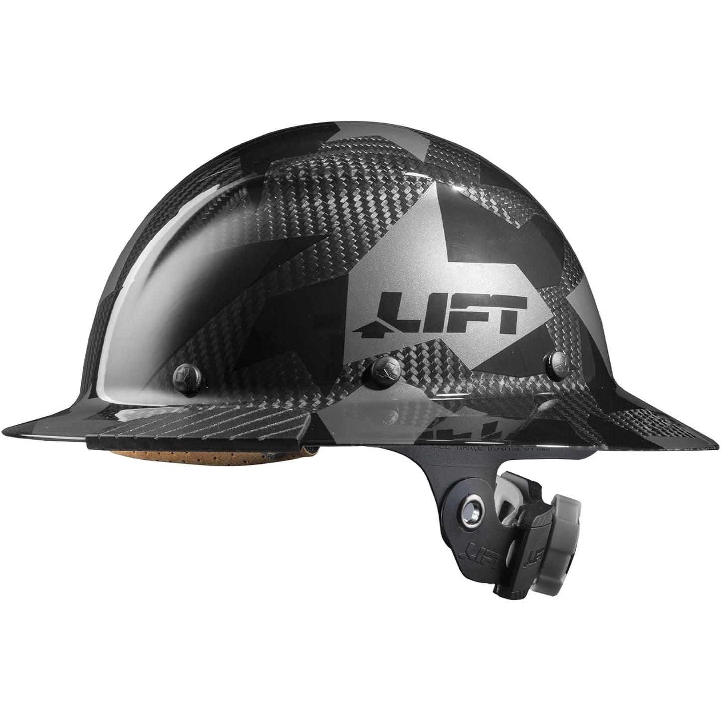Lift Safety DAX Carbon Fiber Full Brim Hard Hat for Comfort