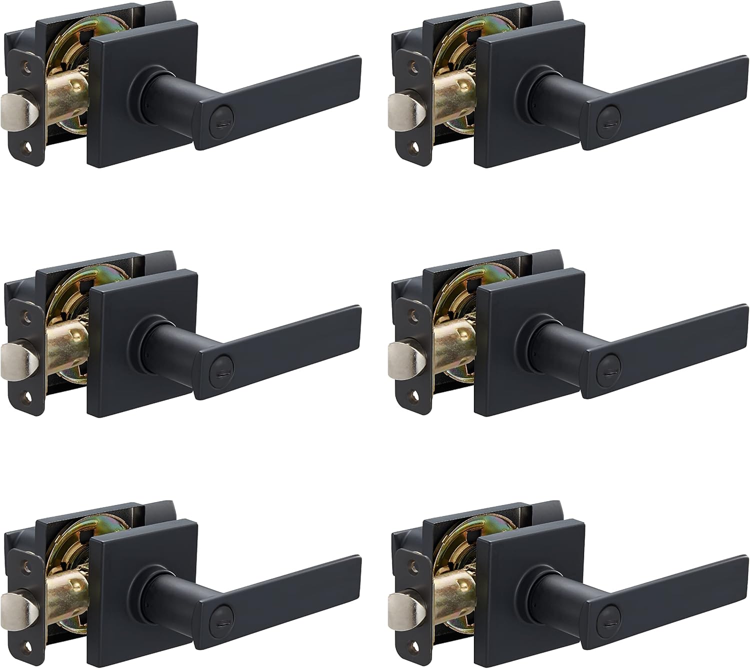 Contemporary Stamford Door Levers for Interior Privacy Needs