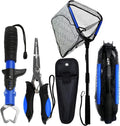 Floating Telescopic Folding Fishing Net with Pliers & Lip Gripper