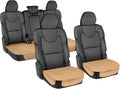 Motor Trend Car Seat Covers for Front & Rear Full Set - Durable Beige