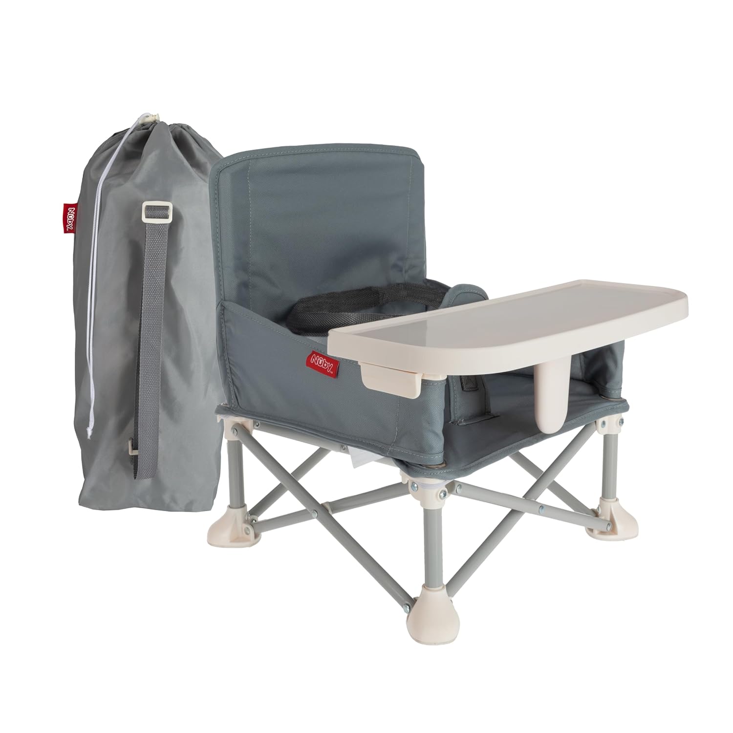 Nuby Pop-Up Booster Seat - Portable Feeding Chair for Travel