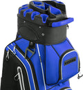 14-Way Golf Cart Bag Pro with Full Length Divider Top - Quiet