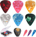 15pcs Colorful Non-slip Guitar Picks Set