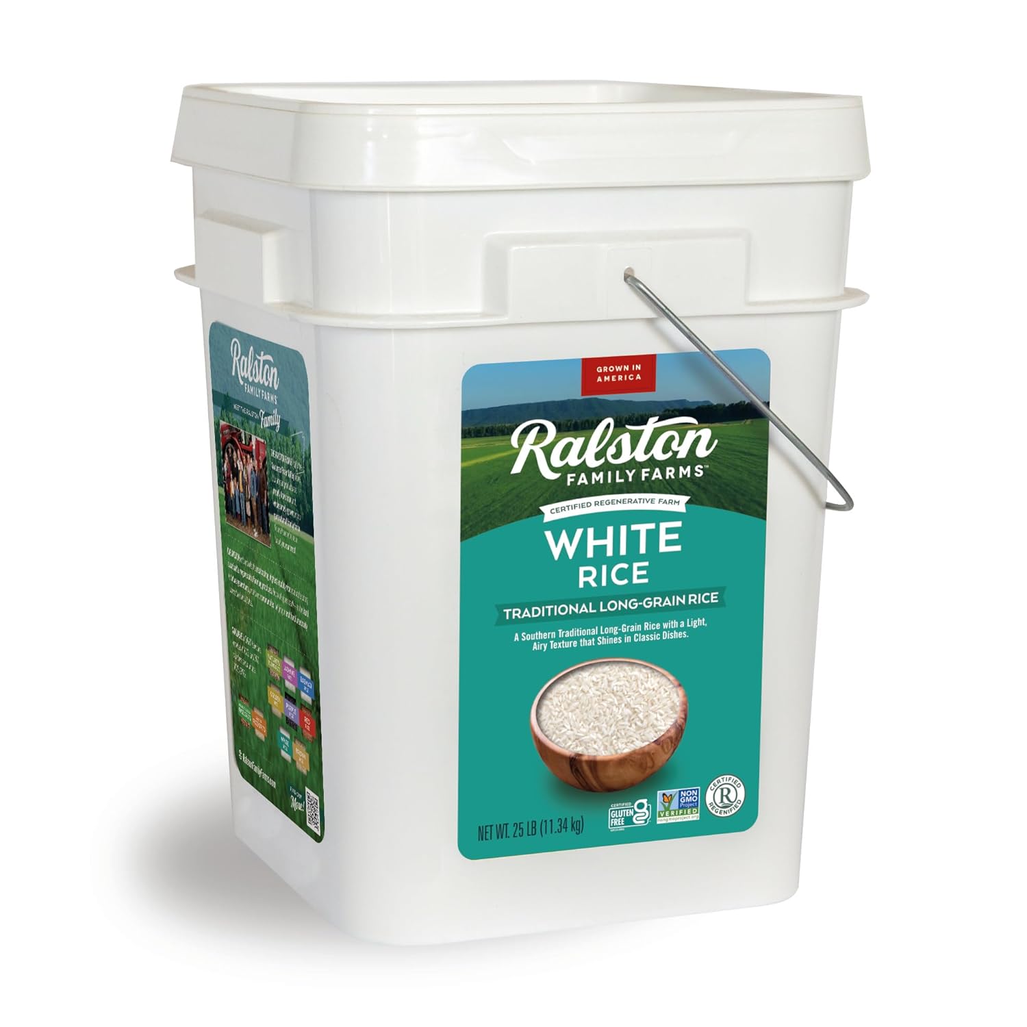 Ralston Family Farms Traditional White Rice 25 lb Bucket Review