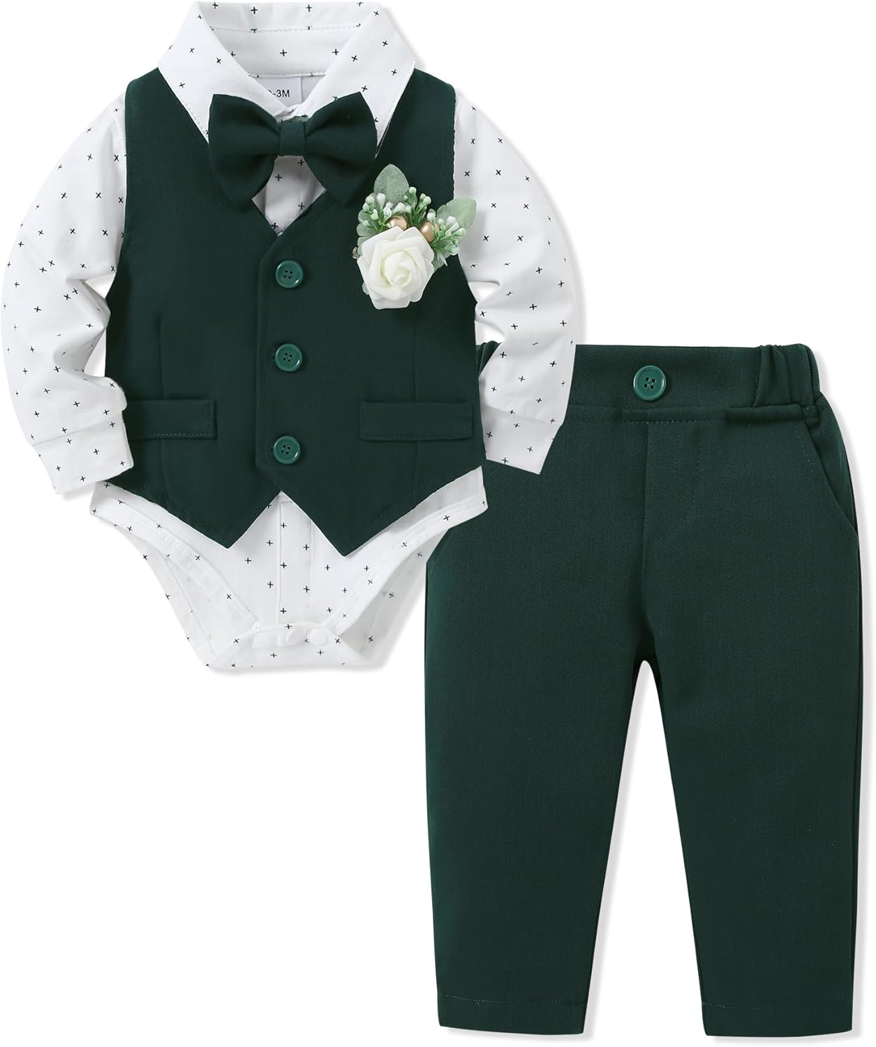 Stylish Baby Boy Clothes Suit Set for Formal Occasions