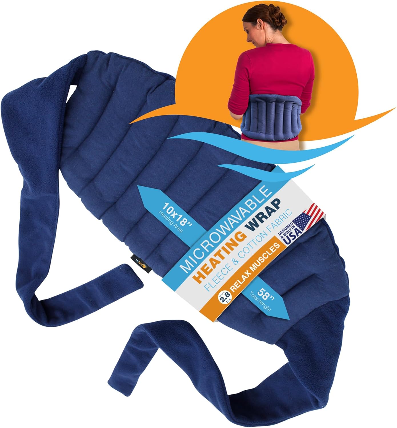 SunnyBay Microwave Heating Pad for Neck, Shoulder, and Back Pain