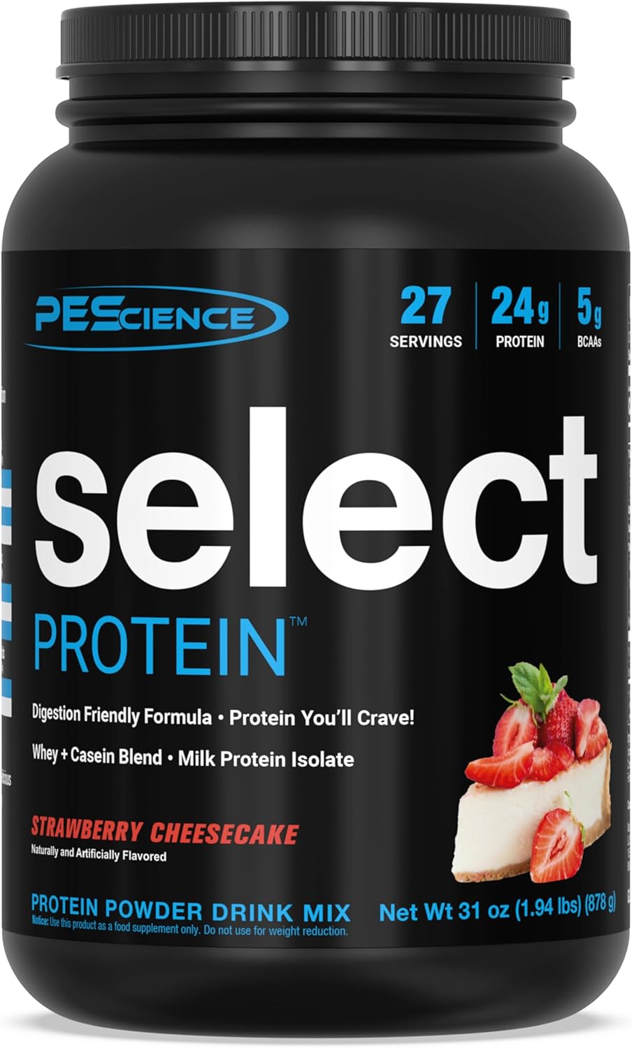 PEScience Select Protein Powder - Strawberry Cheesecake Flavor